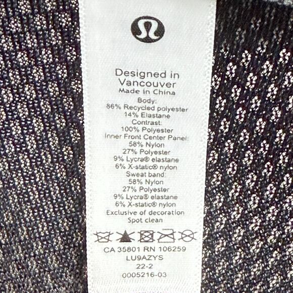 Lululemon Big Logo Camo Mesh Back Hat Adjustable Cap Camouflage Black S/M - Picture 7 of 8